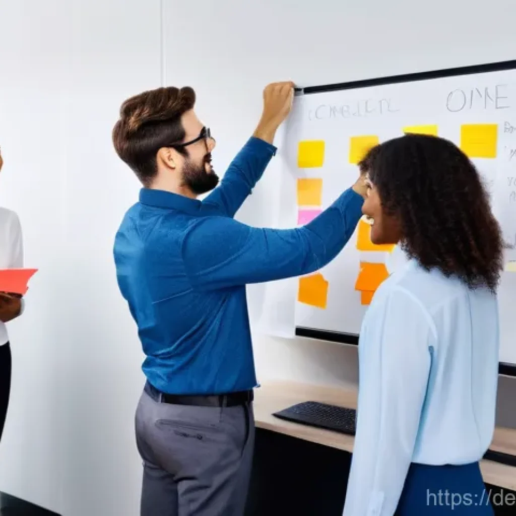 기업경영지도사 실무 중심의 학습법 - **Prompt: "A dynamic, candid photograph of a diverse team of young business consultants (late 20s to...