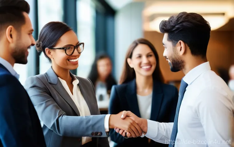 기업경영지도사 실무 중심의 학습법 - **Prompt: "A dynamic, candid photograph of a diverse team of young business consultants (late 20s to...