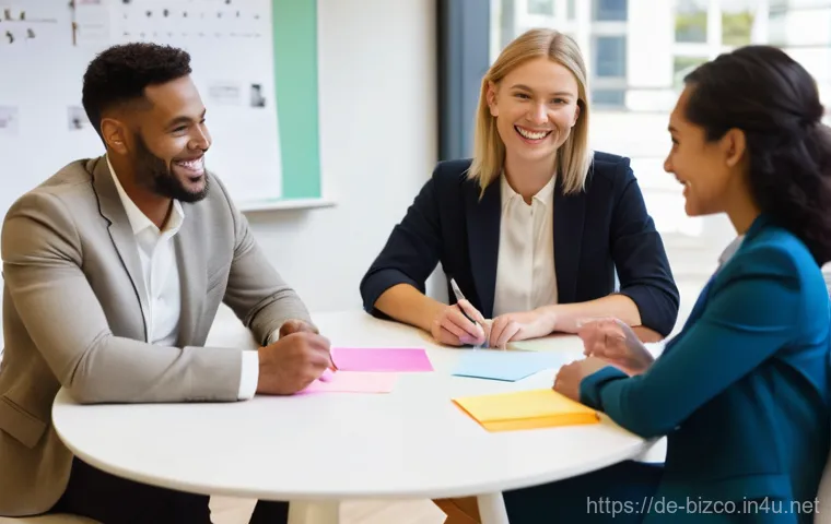 기업경영지도사와 경영 컨설턴트의 차이 - **Prompt:** A dynamic scene depicting an "external problem-solver" at work. A male business consulta...